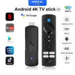 Android TV Stick Mortal Q8 Global Version Voice Remote Android14 8K 4K Video Wifi6 Netflix YouTube Fast streaming TV stick