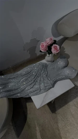 Mila Strapless Mermaid Prom Dresses 2025 Sleeveless Sequins Evening Dresses Elegant Side High Split Customized Party Dresses - Image 4