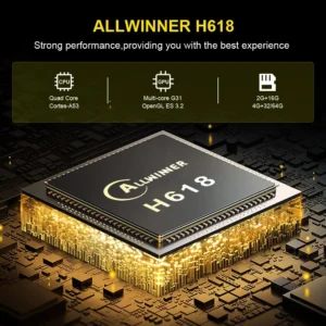Transpeed Android 12 TV BOX Allwinner H618 Dual Wifi 32G64G Quad Core Cortex A53 Support 8K 4K BT Voice Media Player Set Top Box - Image 5
