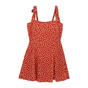 Hot Sale Of The Season Sexy Low Cut One Piece Swimsuit Korean Style Floral Print Slim Fit Beach Swimwear Fashionable Vintage Str - Image 6
