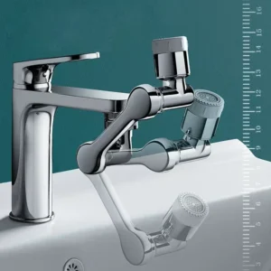 Universal Rotation Extender Faucet Aerator Splash Filter Kitchen Tap Washbasin Faucets Bubbler Nozzle Robotic Arm - Image 2