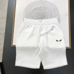 Moto 2025 Summer Men's Shorts New Fashion Brand Printed Small Eyes Fashion Casual 100% Cotton Loose Five Quarter Women Pants