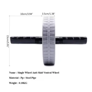 Abdominal Wheel Strong Load Bearing Non-Slip Roller Strengthen Muscle Exercise Equipment Fitness Training Home Use Silent - Image 7