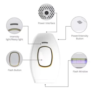 NEW Bikini Body Flash Epilator Pulse Permanent Laser Hair Remover Painless Women Hair Removal Home Equipment - Image 2
