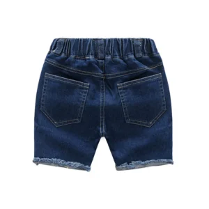 top and top Summer Kids Boys Gentleman Clothing Sets Short Sleeve Polo Shirts+Jeans Shorts 2PCS Suits Little Boy Casual Outfits - Image 5