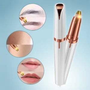Electric Eyebrow Trimming Tool For Beginners Automatic Electric Eyebrow Trimmer Nose Hair Shaving Brush Scraper 1pc （battery） - Image 6