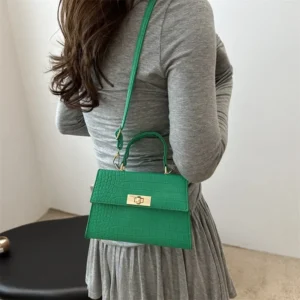 Fashionable Shoulder Bag Trendy Crossbody Women's Handbag Simple Retro Beautiful Summer Hot Sale Of The Season Stylish Small Squ - Image 4