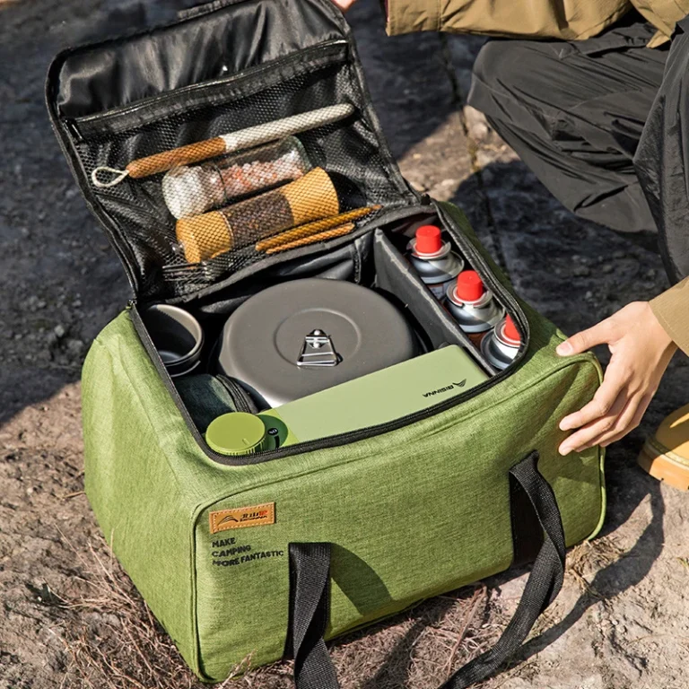 Outdoor Camping Picnic Bags Kitchenware Pot Gas Tank Multifunctional Stove Cooking Utensils Large Capacity Sundry Bag - Image 3