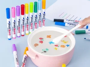 Water Floating Pen Magical Ink Pens With Spoon Floating Color Water Painting Floating Chalk Art Graffiti Drawing Set For Kids