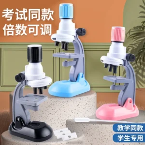 Fun Science Experiment Kit for Elementary School Kids Professional Microscope Biology Class Educational Toys And Games - Image 4