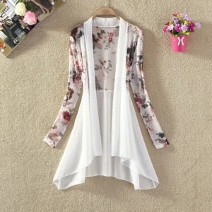 Hot Sale Of The Season Mid-Length Sleeveless Cardigan Sun Protection Air Conditioning Outerwear Thin Shells Women's Top Fashion - Image 2