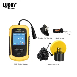 FFC1108-1 Alarm 100M Portable Sonar Fish Finders 45 degrees Sonar Coverage Echo Sounder Alarm Transducer Lake Sea Fishing - Image 6