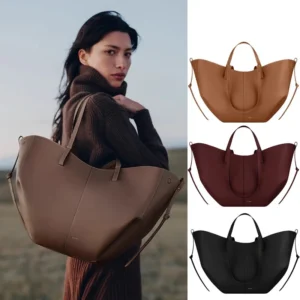 Classic Elegant Style Large Capacity Wing Bag Crossbody Handbag Retro European American Niche Bucket Armpit Tote Bag Fashion