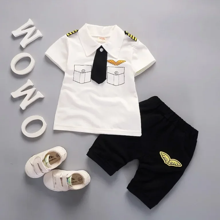 Boys Summer Short Sleeve Two-Piece Suit Baby Clothes Set for 1-4 Years Old Kids Thin Material Comfortable Baby Outfit - Image 4