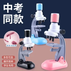 Fun Science Experiment Kit for Elementary School Kids Professional Microscope Biology Class Educational Toys And Games - Image 5