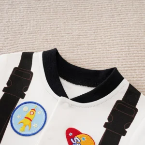 Long Sleeve Baby Newborn Toddler Spring Autumn Astronaut Boys Cartoon Printed Clothes 0-18 months Romper Cotton Baby Jumpsuit - Image 5