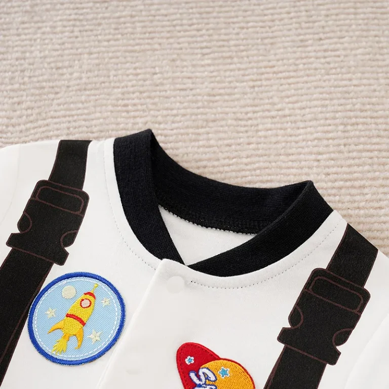 Long Sleeve Baby Newborn Toddler Spring Autumn Astronaut Boys Cartoon Printed Clothes 0-18 months Romper Cotton Baby Jumpsuit - Image 5