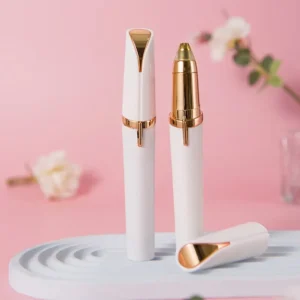 Electric Eyebrow Trimming Tool For Beginners Automatic Electric Eyebrow Trimmer Nose Hair Shaving Brush Scraper 1pc （battery） - Image 2