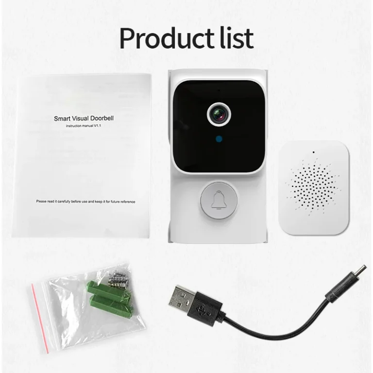 Tuya Popular Wireless Doorbell Camera 1080 High-Definition Bidirectional Audio WiFi Video Intelligent Intercom Doorbell - Image 6