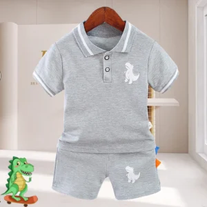 Summer New Baby Boy Clothes Baby Clothes Sets T-Shirts Tops+Shorts 2PCS/Set Children Clothing Sets Toddler Outfits Kids Clothing - Image 6