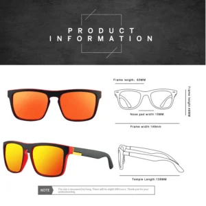 Fashion Vintage Frame Square Sunglasses Men Women Fishing Driving Man Luxury Brand Designer Sun Glasses Retro UV400 Eyewear - Image 6