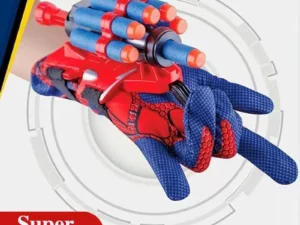 Anime Marvel Spiderman Figure Toy Kids Plastic Cosplay Glove Launcher Set Hero Launcher Wrist Toy Set Funny Toys Boy Kids Gift