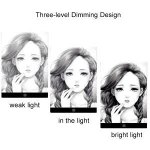Led Drawing Copy Pad 3 Level Dimmable Board Table Animation Painting Educational Toys Gift Adjustable Light Notepad For Children - Image 4