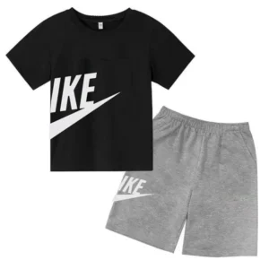 Brand Print Fan Clothes Children Teen T Shirt Suit Summer Top +shorts 2 Pcs Set Short Sleeve Casual Fashion Boys Girls Kid Set - Image 2