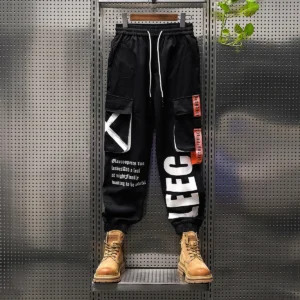 Spring/Summer Quick Drying Pants Ice Silk Nine point Work Pants Youth Men's Casual Pants - Image 4