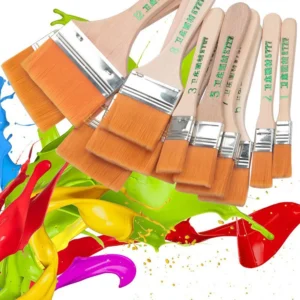 12pcs/set Memory Nylon Paint Brushes Set for Acrylic Oil Drawing Watercolor Wooden Painting Brush Tools Art Supplies - Image 3