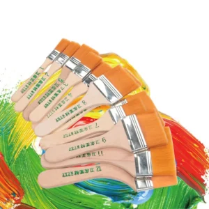 12pcs/set Memory Nylon Paint Brushes Set for Acrylic Oil Drawing Watercolor Wooden Painting Brush Tools Art Supplies - Image 4
