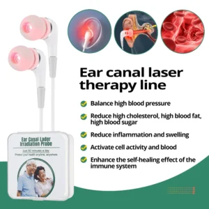 Tinnitus Ear Laser Therapy LLLT Irradiation Laser Physiotherapy Earplug Otitis Media Deafness Diabetes Hypertension Treatment - Image 3