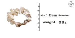 Natural Shell Beaded Bracelet for Women Handmade Boho Beach Jewelry Gift Unique Layered Stackable Summer Accessories - Image 6