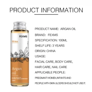 Organic Argan Oil 100% Pure Cold Pressed Virgin Premium Grade For Dry & Damaged Skin, Hair, Face, Body, Scalp & Nails - Image 4