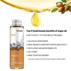 Organic Argan Oil 100% Pure Cold Pressed Virgin Premium Grade For Dry & Damaged Skin, Hair, Face, Body, Scalp & Nails - Image 2