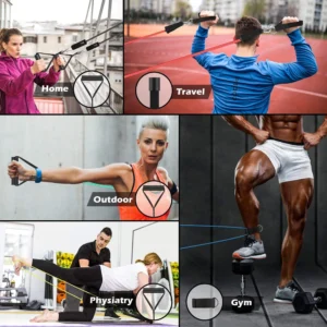 16Pcs Resistance Bands Set Expander Yoga Exercise Fitness Rubber Tubes Band Stretch Training Home Gyms Workout Elastic Pull Rope - Image 6