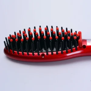 110v/220v professional flat iron smoothing straightening brush ceramic hair straightener comb - Image 3
