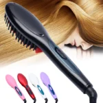 110v/220v professional flat iron smoothing straightening brush ceramic hair straightener comb
