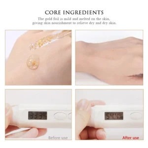 ARTISCARE 24K Gold Niacinamide Face Essence 30ml Moisturizing Hyaluronic Acid Serum Dry Skin Care - Image 5