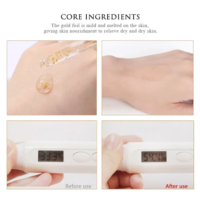 ARTISCARE 24K Gold Niacinamide Face Essence 30ml Moisturizing Hyaluronic Acid Serum Dry Skin Care - Image 5