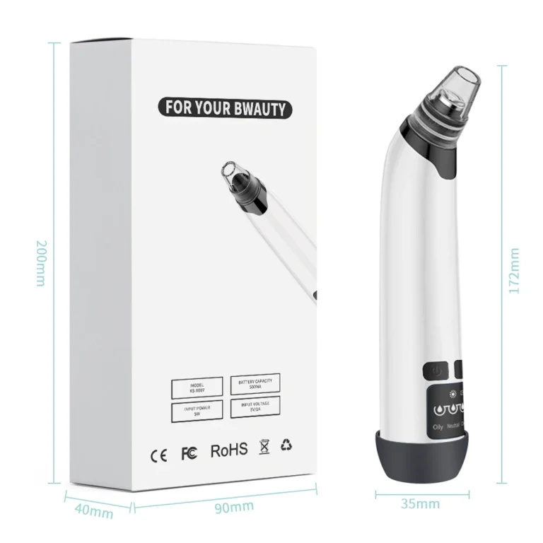 Hot Compress Blackhead Remover Vacuum Suction Acne Pore Cleaner Electric Nose Face Deep Cleansing Skin Care Device Birthday Gift - Image 6