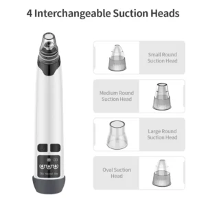 Hot Compress Blackhead Remover Vacuum Suction Acne Pore Cleaner Electric Nose Face Deep Cleansing Skin Care Device Birthday Gift - Image 4