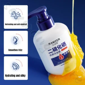 Selenium Disulfide Anti-Dandruff Shampoo Deep Cleansing Scalp Oil Control Anti-Dandruff Anti-Itching Smoothing Shampoo 320ml - Image 3