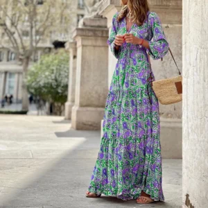 Floral Bohemian dress for women