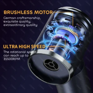 CENRR 210000PA Mini Car Vacuum Cleaner Wireless Powerful Vacuum Car Cleaner Handheld Portable Vacuum Cleaner Cleaning Machine - Image 4