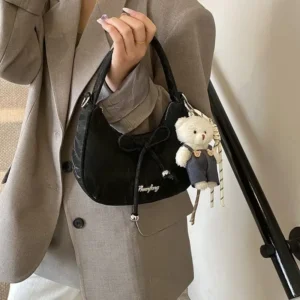 Fashionable Butterfly Knot Women's Crossbody Bag Underarm Single Shoulder Commuter Bag Stylish Versatile New Arrival - Image 3
