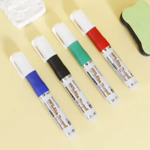 4/12 Pcs Erasable Whiteboard Markers,Colorful,Replaceable Refill Fiber Tip,For Teaching and Meeting Pen Office&School supplies - Image 3