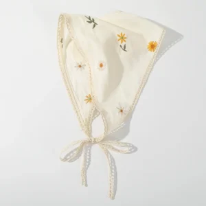 Fabric Printing Triangle Scarf Flower Hair Bands Turban Bandana Headbands For Women Sweet Retro Headwarps Hair Accessories - Image 4