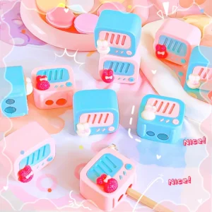 kawaii stationery for school supplies back to school useful accessories cute mini rabbit pencil sharpener teacher supplies - Image 3