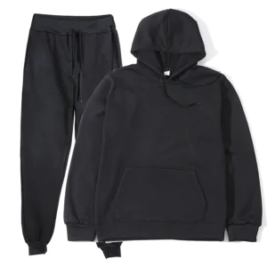 Men Tracksuit Casual Joggers Hooded Sportswear Jackets And Pants 2 Piece Sets Hip Hop Running Sports Suit S-XXXL - Image 5